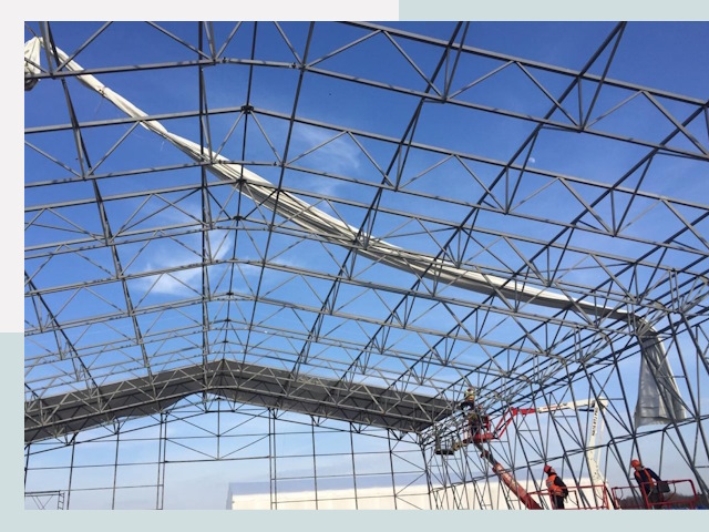 Шатровые ангары от 612 руб. в Черкесске и Карачаево-Черкессии