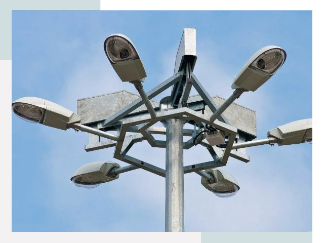 Монтаж осветительных мачт в Черкесске