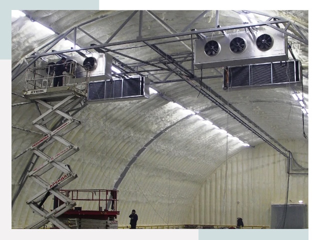 Оснащение ангаров в Черкесске