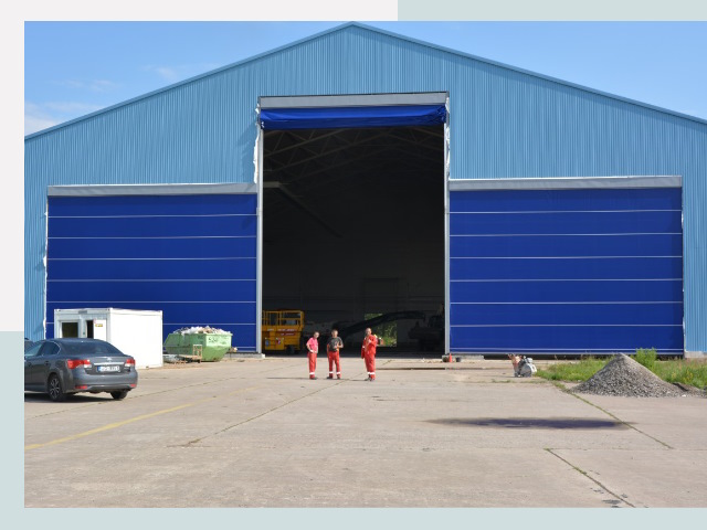 Ангарные ворота в Черкесск от СтальСтрой-Чрк по цене 612 руб.