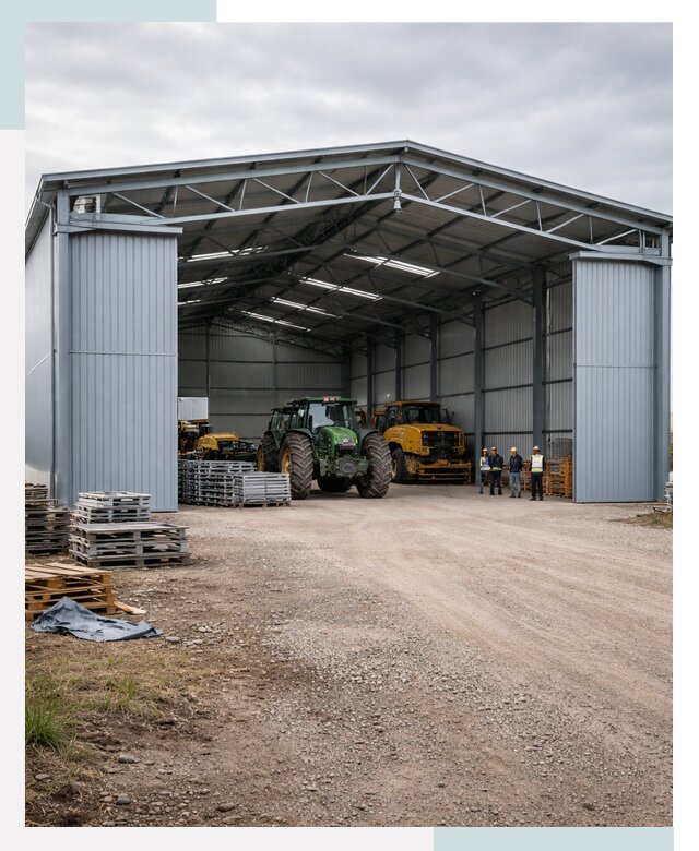 Ангары для сельхозтехники в Черкесске от 20392 р. | СтальСтрой-Чрк