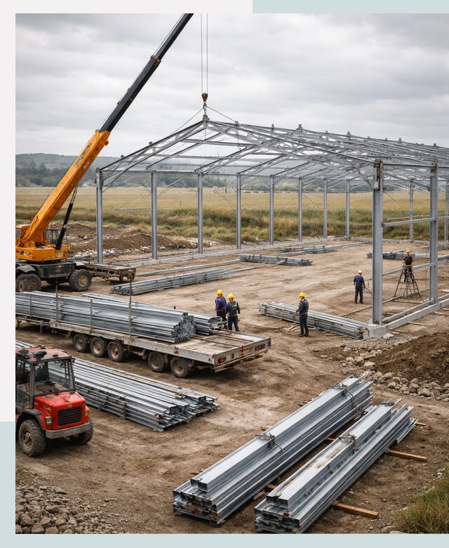 Строительство ангаров для сельхозтехники в Черкесске под ключ