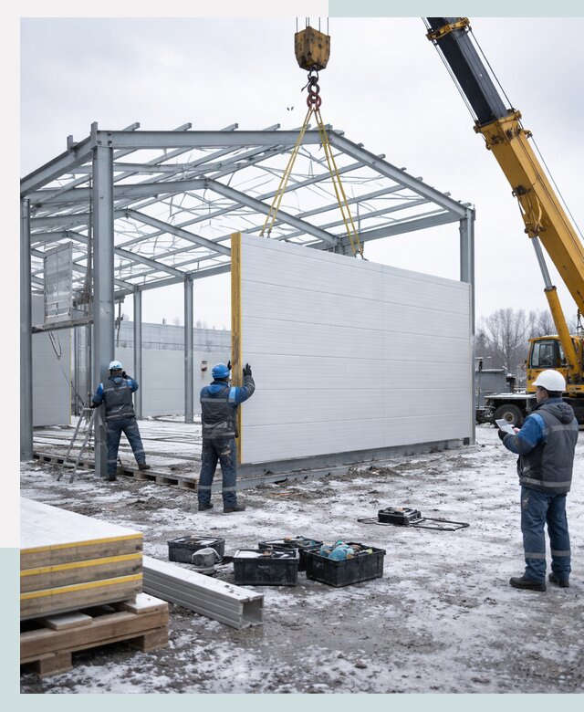 Строительство холодильных складов под ключ в Черкесске