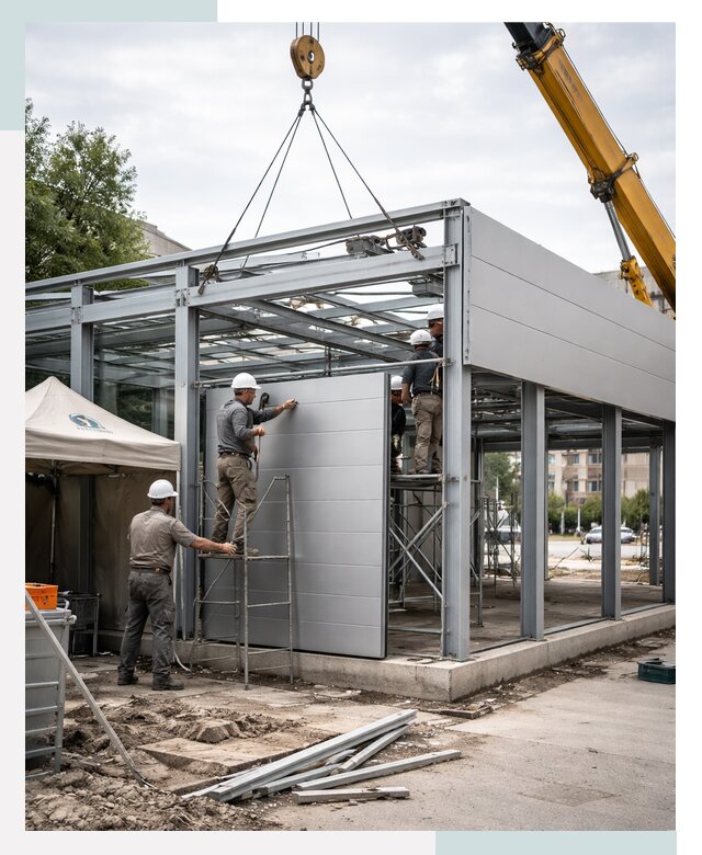 СтальСтрой-Чрк: торговый павильон под ключ в Черкесске от 35686 р.