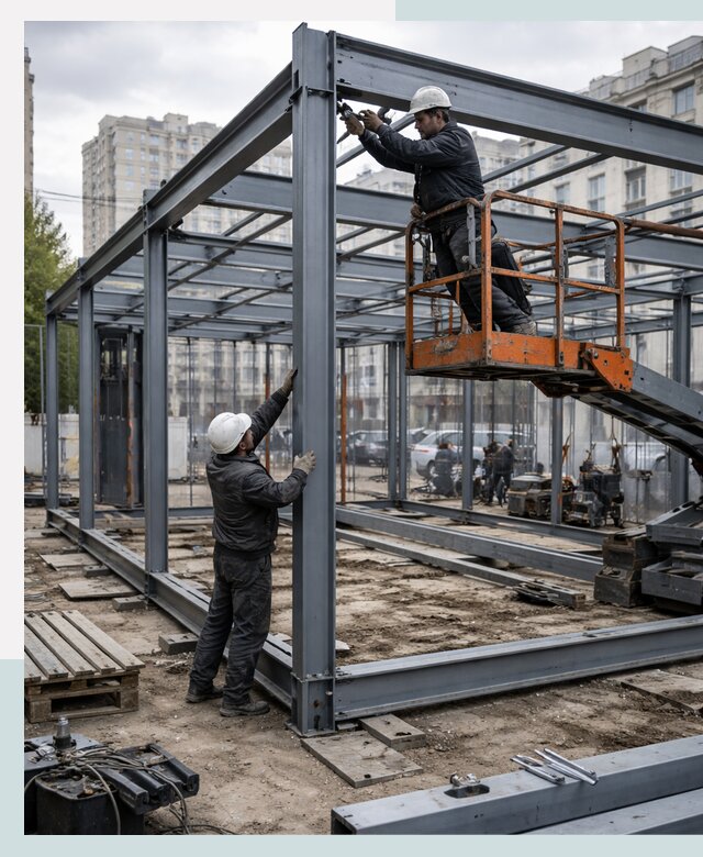 Строительство и монтаж торговых павильонов под ключ в Черкесске