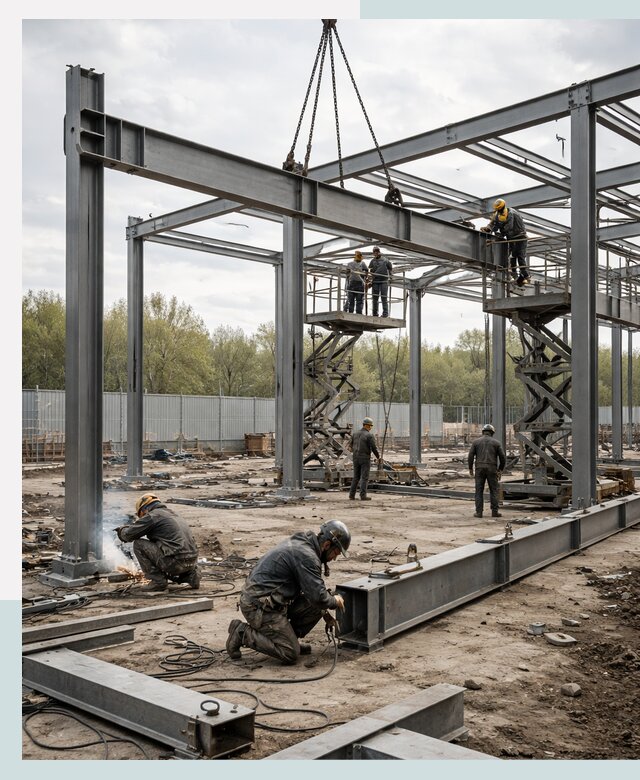 Строительство выставочных павильонов из металлоконструкций в Черкесске