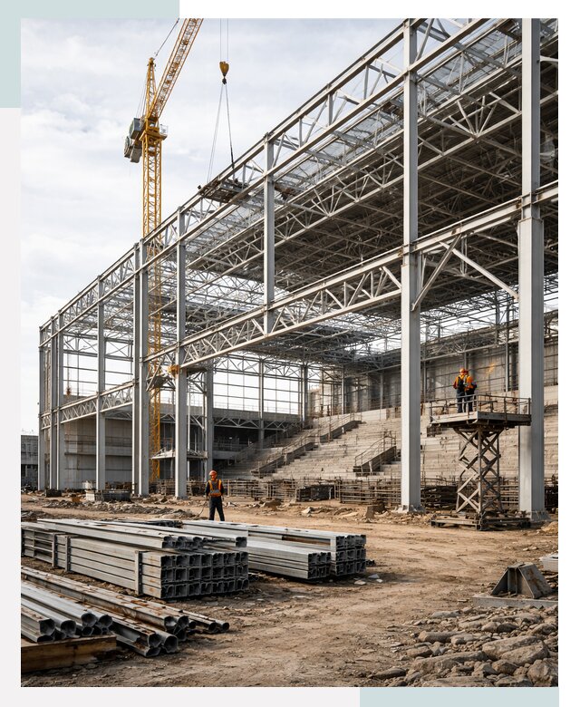 Строительство спортивных комплексов в Черкесске от 30588 р. | СтальСтрой-Чрк